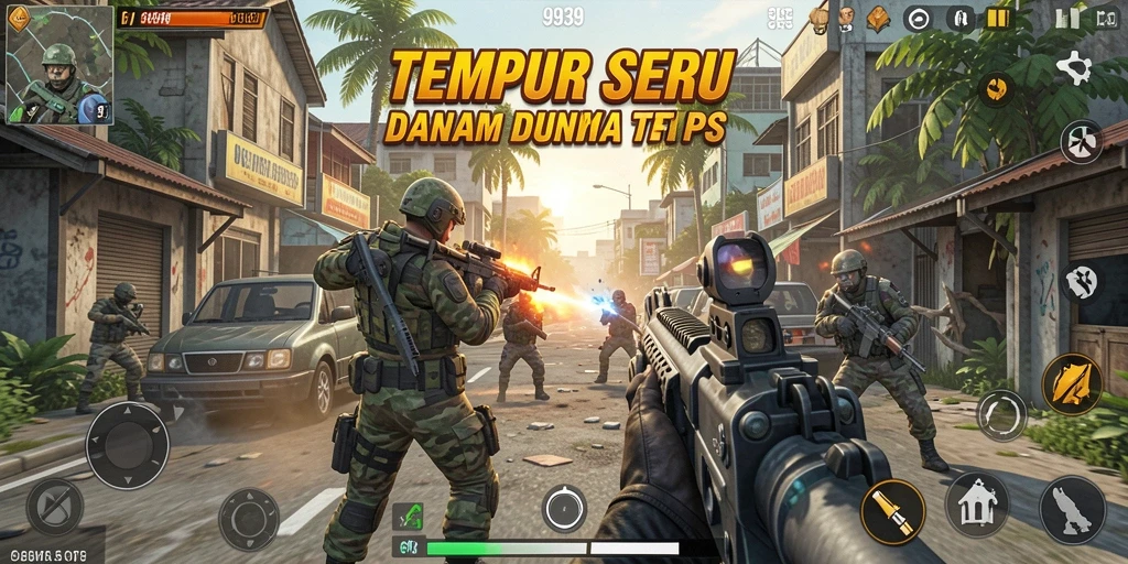 Tangkapan layar dari gameplay TPS yang menarik dan penuh aksi.