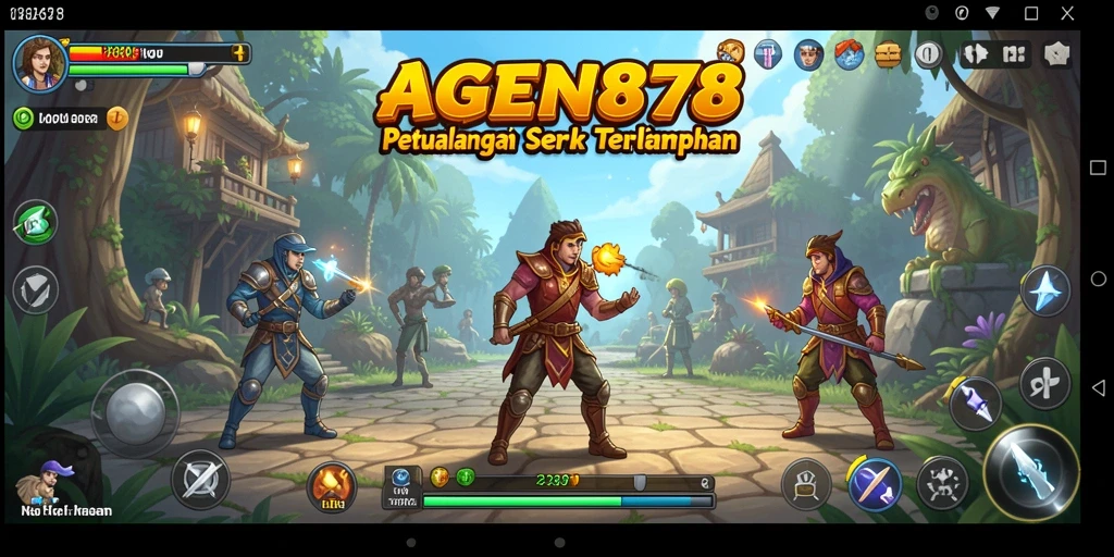 Tampilan gameplay <strong>AGEN878</strong> saat menjelajahi dunia petualangan.