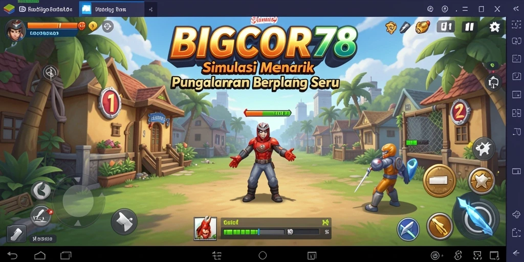 Tampilan gameplay seru dari BIGCOR78 yang menarik perhatian.