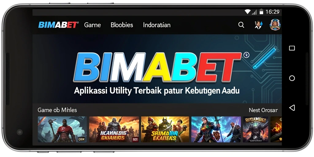 Screenshot utama BIMABET menampilkan alat Utility yang inovatif dan mudah digunakan.
