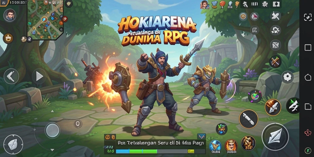 Tampilan gameplay HOKIARENA yang mendebarkan dan penuh aksi.