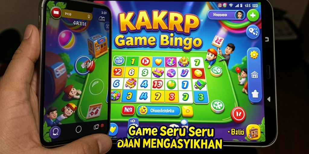 Screenshot gameplay KAKRP yang menampilkan suasana Bingo yang seru.