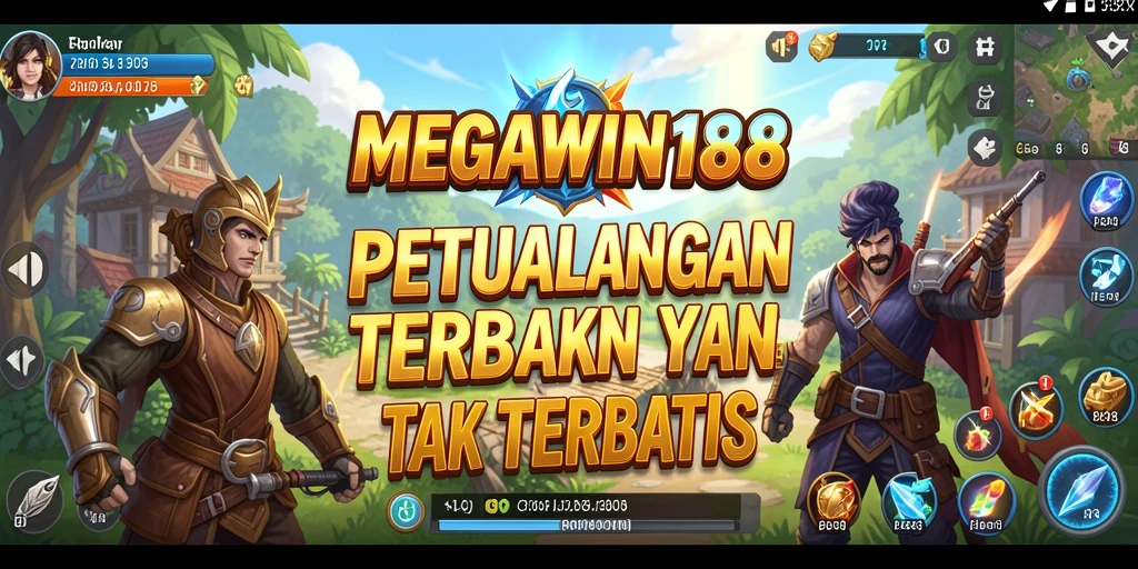 Screenshot gameplay MEGAWIN188 menampilkan petualangan eksplorasi yang mendalam.