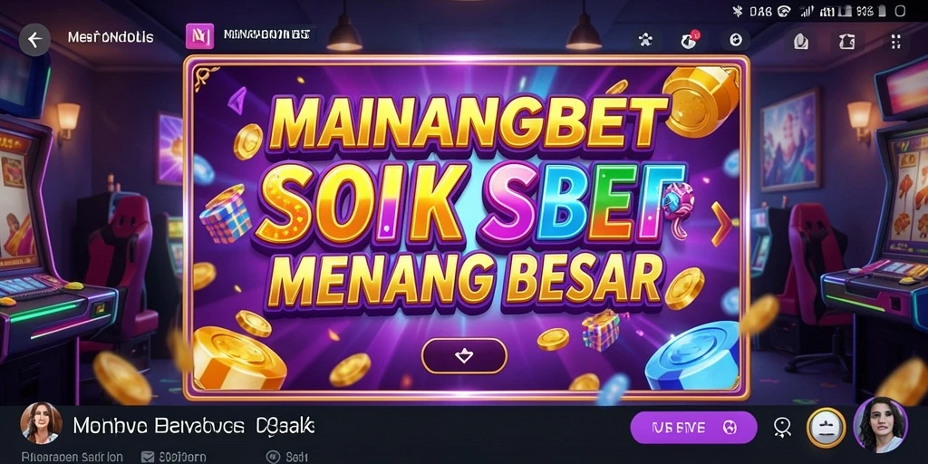 Tampilan gameplay seru dari MENANGBET dengan berbagai tema Slot.