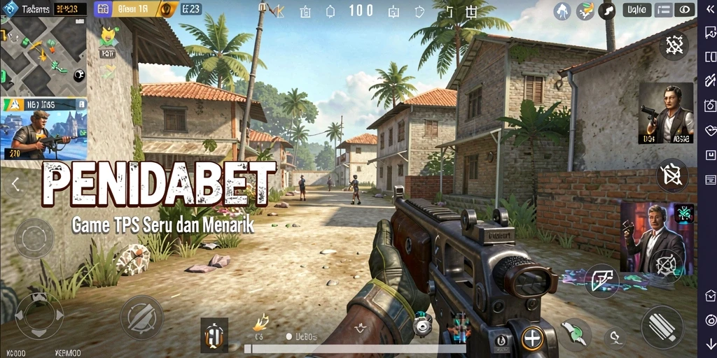Tangkapan layar gameplay PENIDABET menunjukkan aksi pertempuran yang mendebarkan.