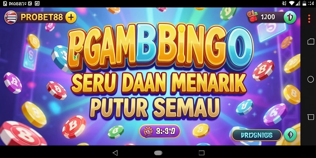 Tampilan gameplay seru dan interaktif dari PROBET88 Bingo.