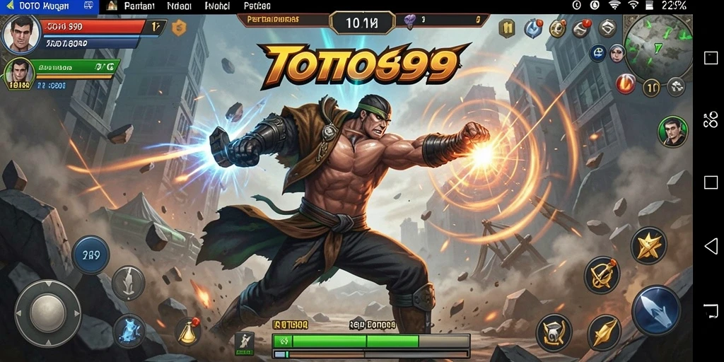 Tampilan gameplay TOTO99 yang mendebarkan dengan pertempuran yang seru.