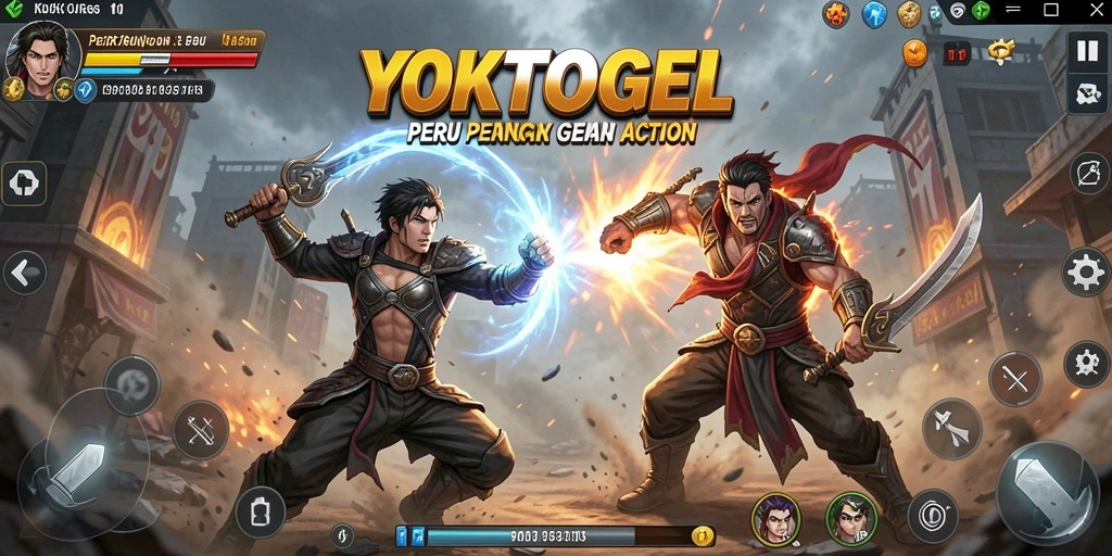 Tangkapan layar YOKTOGEL menampilkan aksi pertarungan yang intens.