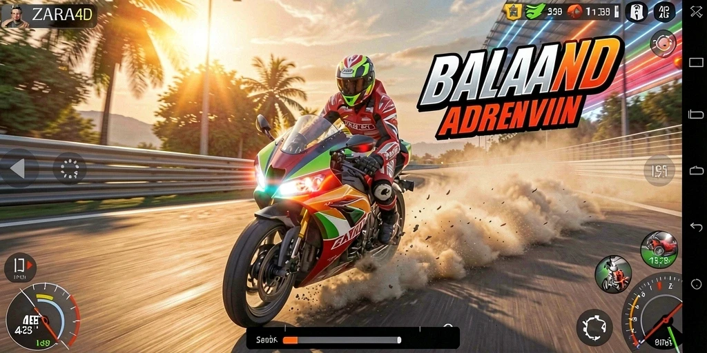 Gameplay seru dan mendebarkan dalam ZARA4D dengan berbagai motor.