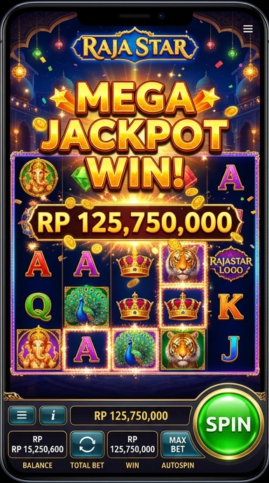 Screenshot menunjukkan fitur pencarian cepat di rajastar.